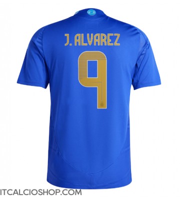 Argentina Julian Alvarez #9 Seconda Maglia Copa America 2024 Manica Corta
